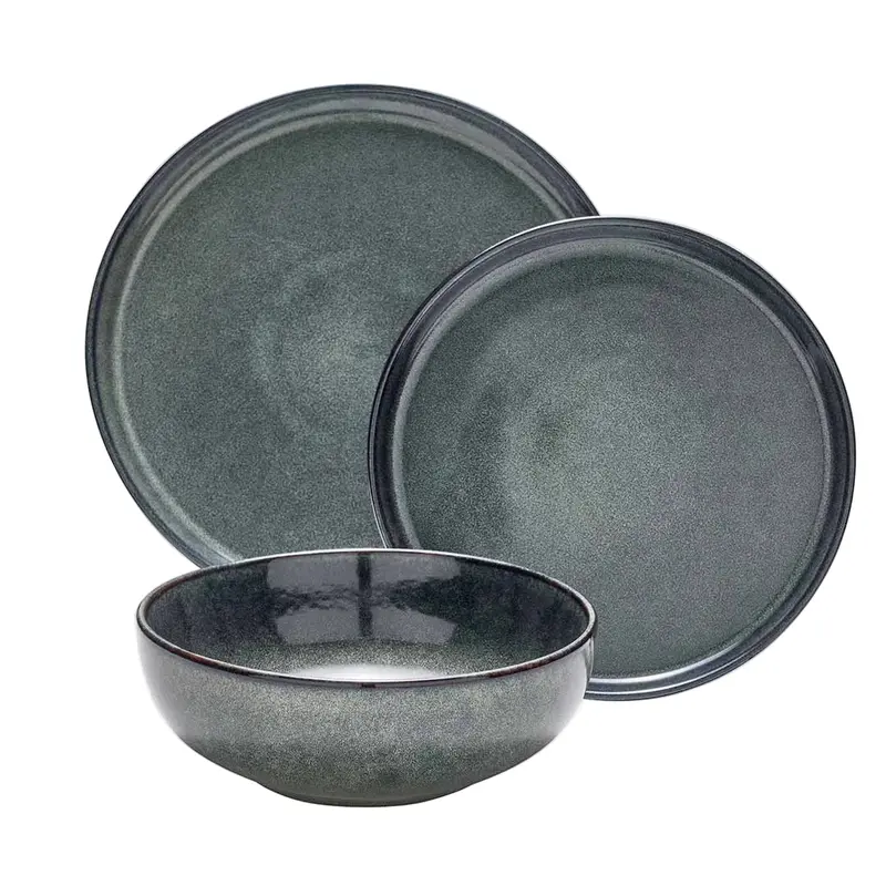 Casero Venezia 12-Piece Stainless Steel Dinnerware Set 1