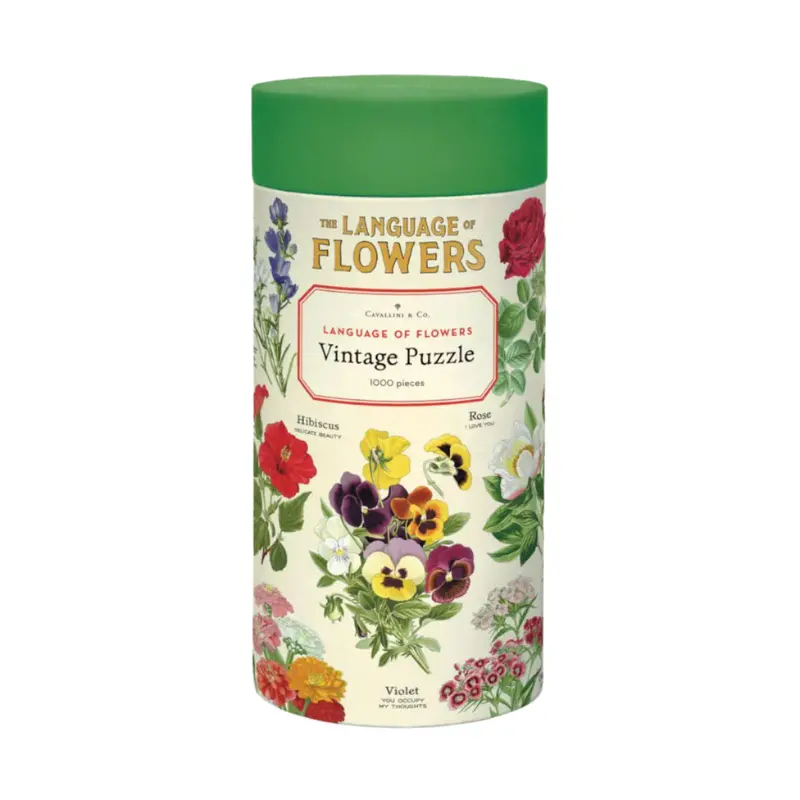 Cavallini & Co Language Of Flowers Vintage Puzzle – 1000-Piece Edition 1