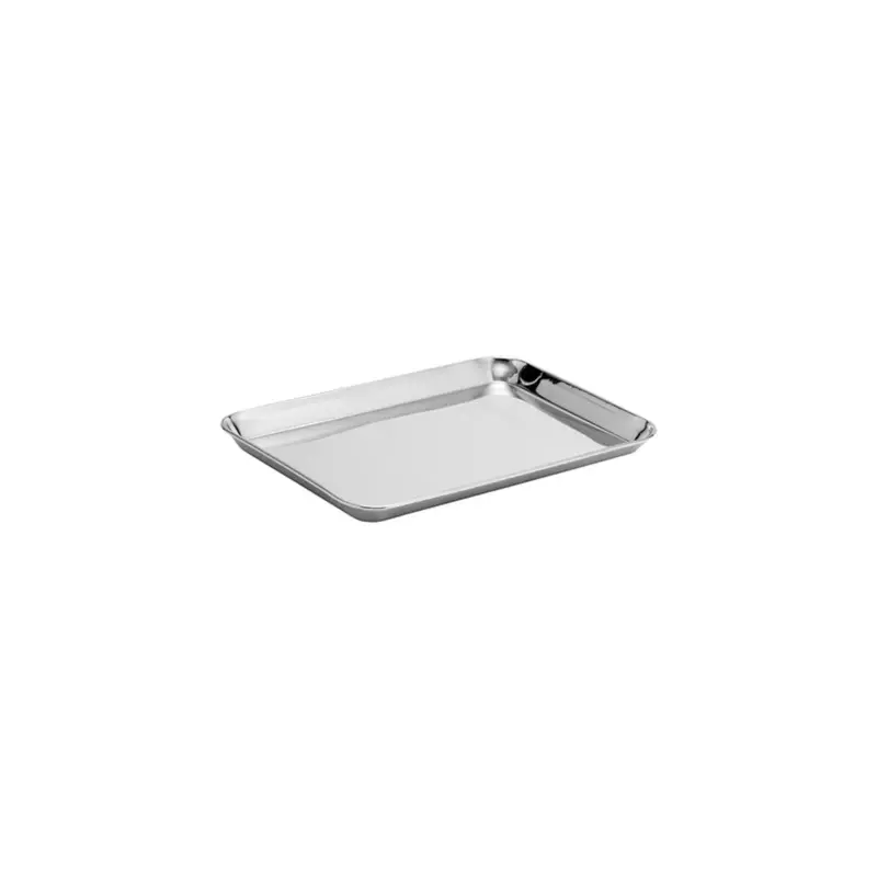 Chef Inox Heavy-Duty Stainless Steel Rectangular Roasting Tray – 30 × 21Cm 1