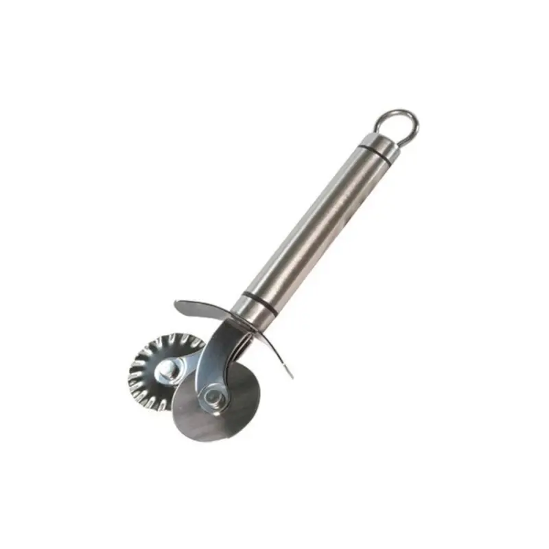Chef Inox Twin-Wheel Pastry Cutter – 60 Mm Stainless Steel 1