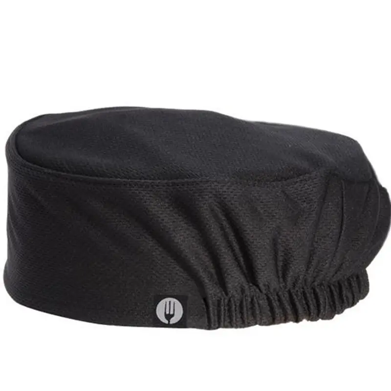 Chef Works Black Ventilated Chef Beanie – Breathable Design 1