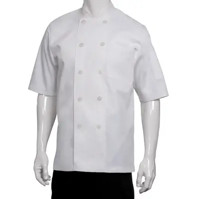 Chef Works Volnay Basic Chef Coat – White Extra-Large Fit 1