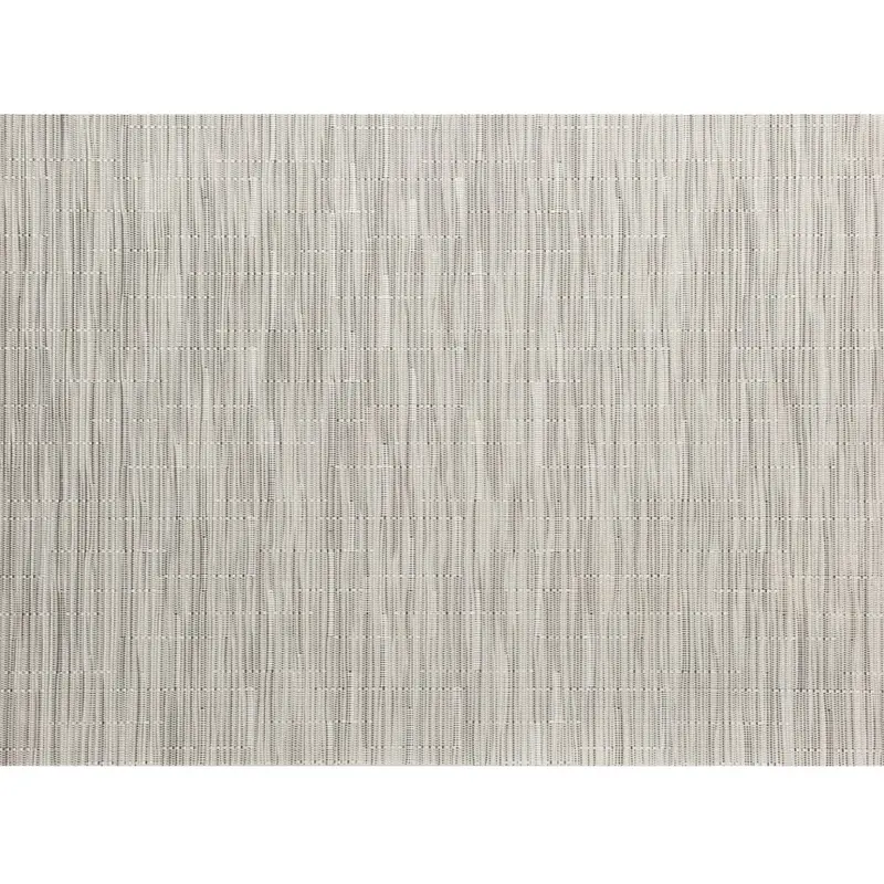 Chilewich Bamboo Weave Placemat – Chalk-Colored Textured Table Linen 1