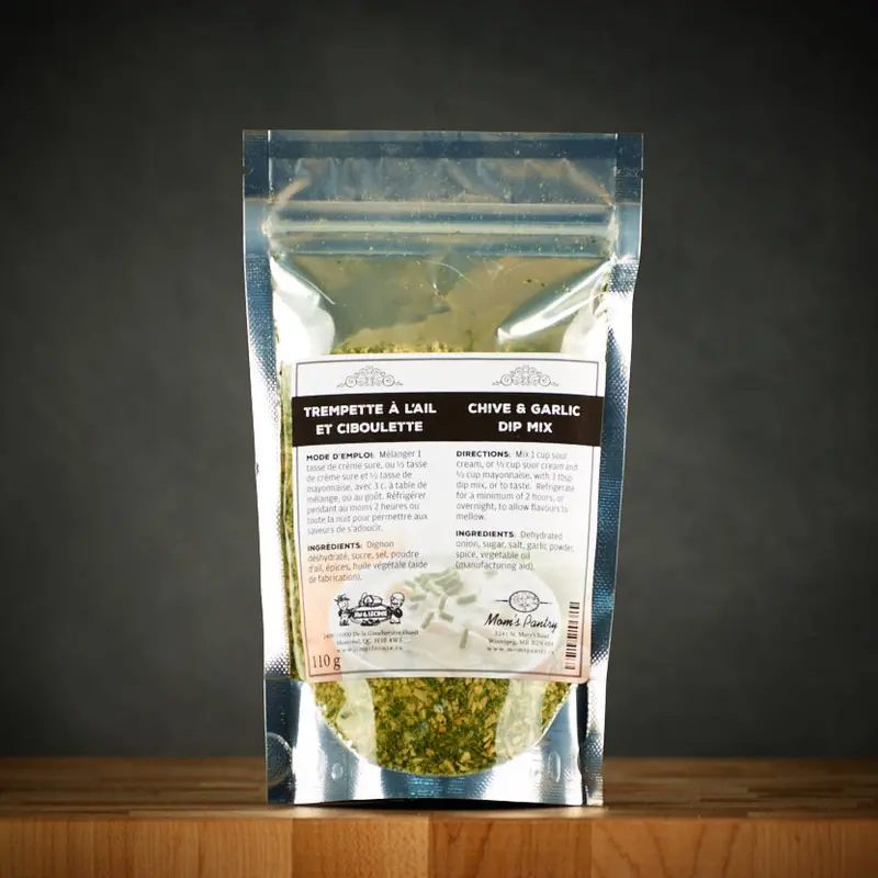 Chive & Roasted Garlic Dip – Fresh Herb & Savory Blend 1