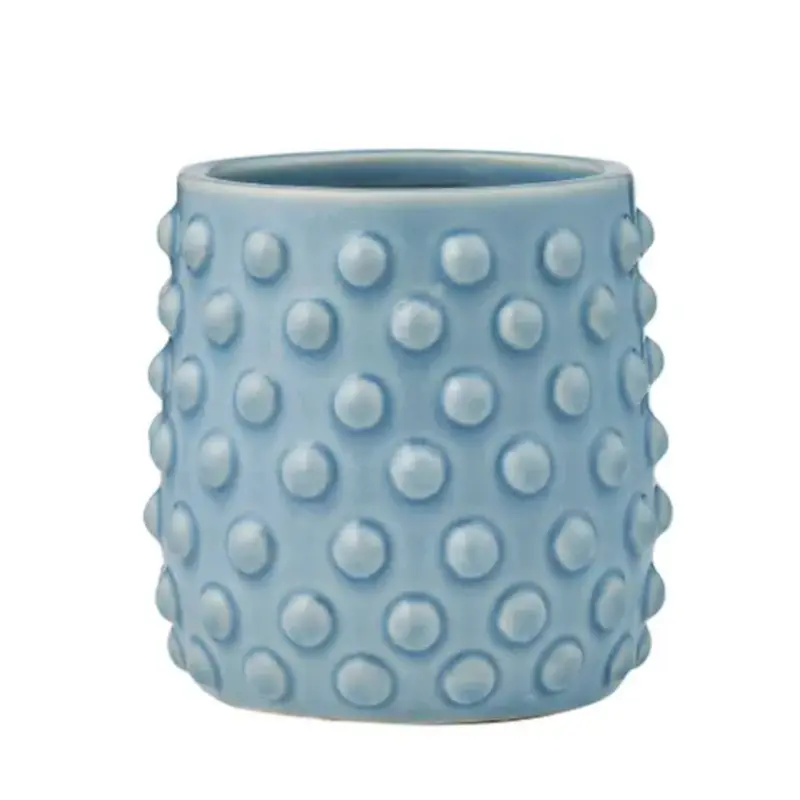 Coast To Coast Home Loch Pale Steel Ceramic Planter Pot 1