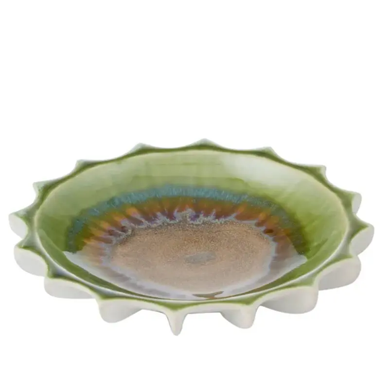 Coast To Coast Patra Green Ceramic Dinner Plate – 23 Cm Modern Tableware 1