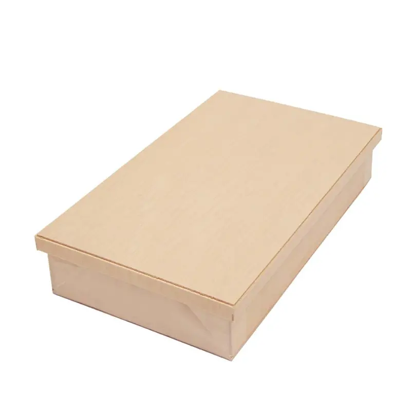 Coco Medium Rectangular Wooden Bento Box With Lid – 7.5" X 4.5", 25-Set 1