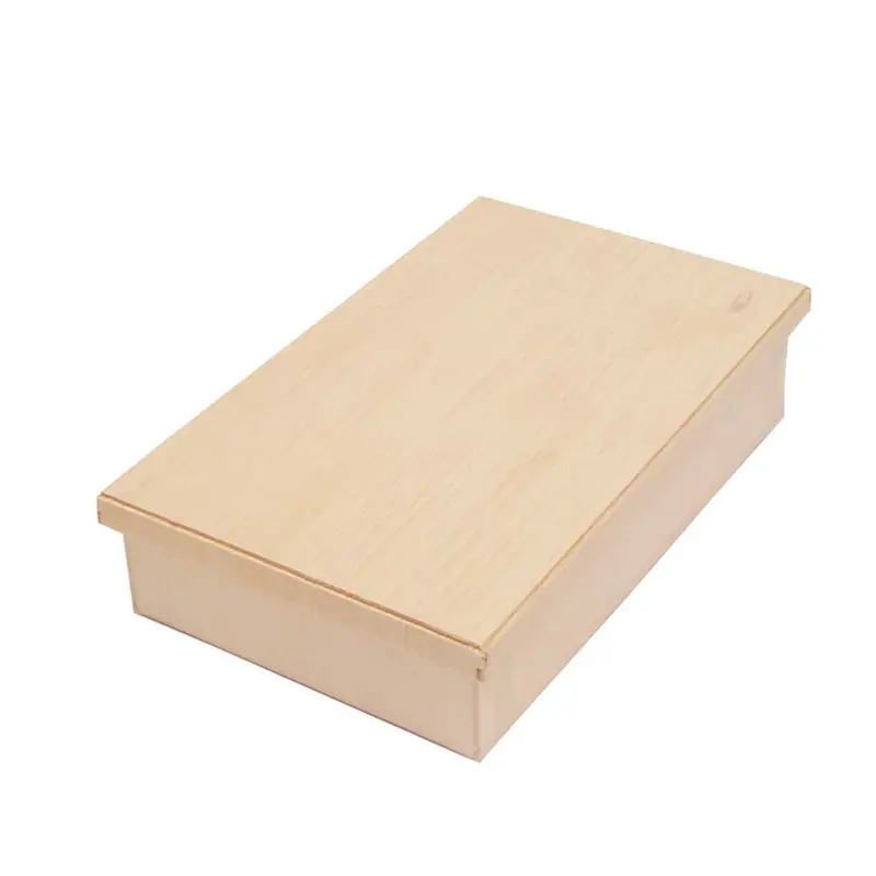Coco Small Rectangular Wooden Bento Box With Lid – 6.7" X 4.3", 25-Set 1