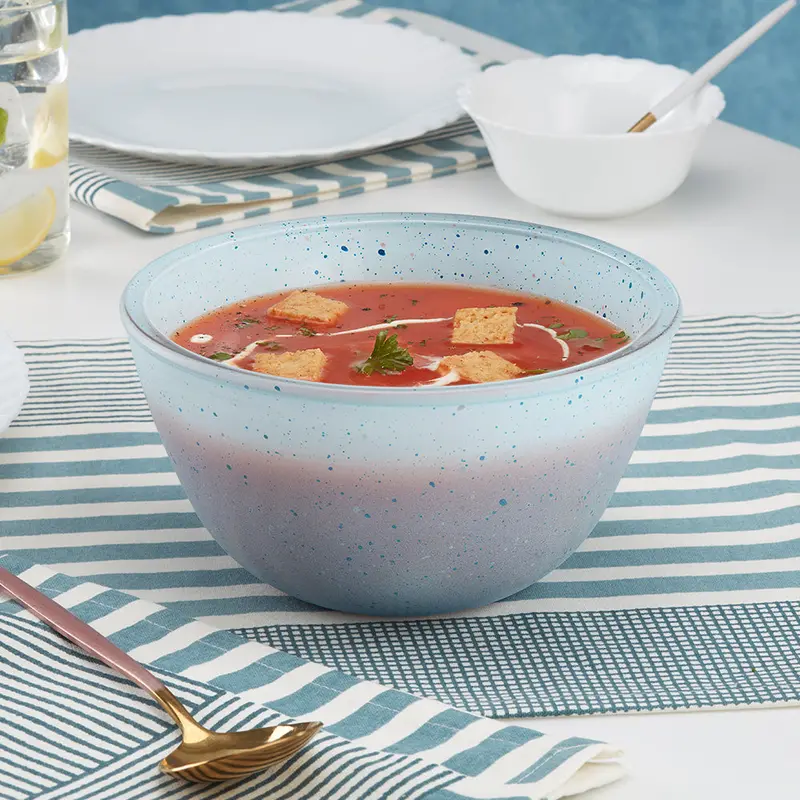 Colors Kube Blue Modern Serving Bowl – Sleek Blue Finish 1