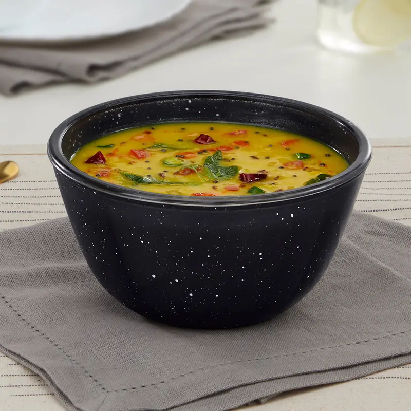 Colors Pebble Black Deep Serving Bowl 1