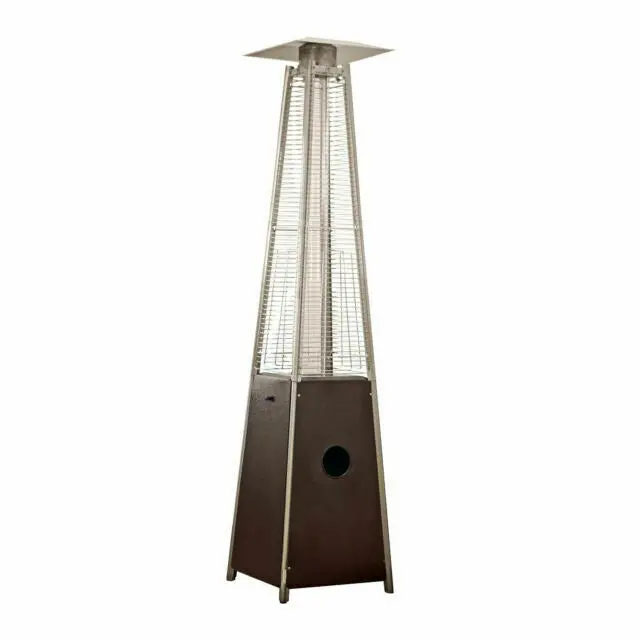 Commercial-Grade Hammered Bronze Glass Tube Heater 1