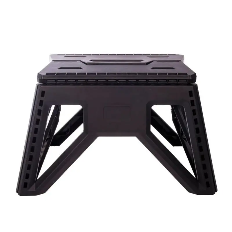 Compact Black Foldable Stool – Maverick Lightweight Outdoor Seat 1
