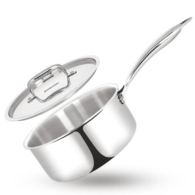 Cookfresh Triply Saucepan With Stay-Cool Lid And Reinforced Base 1