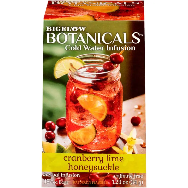 Cranberry Lime Honeysuckle Cold Brew Tea – 18-Count Sachets 1