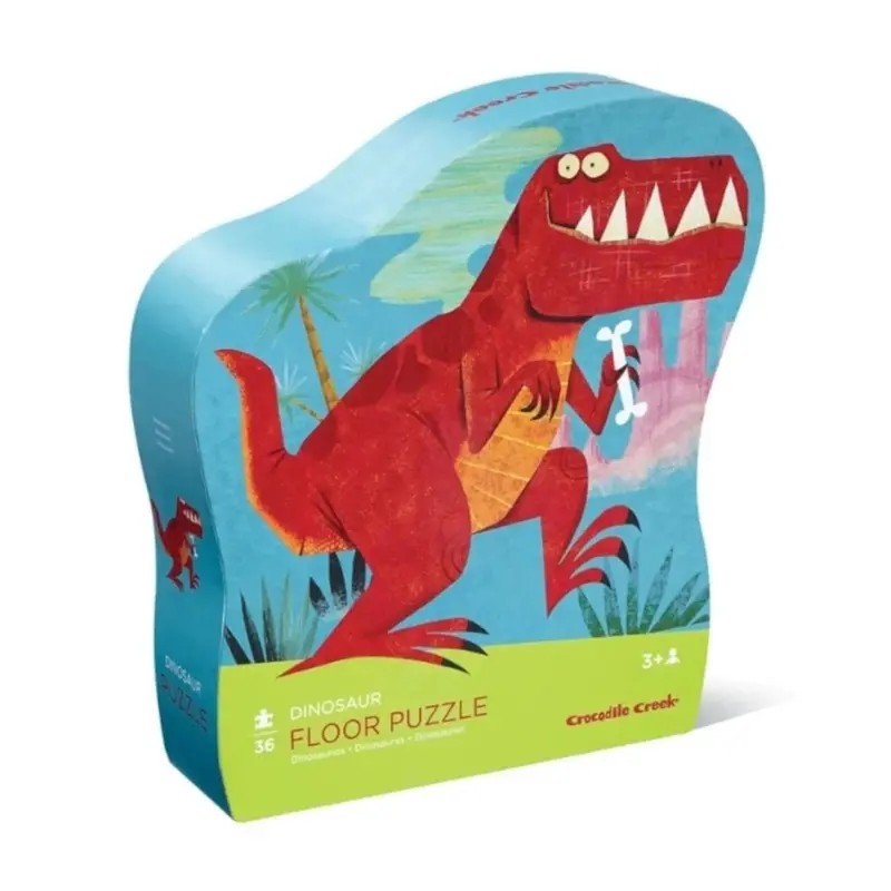 Crocodile Creek Classic Dinosaur Jigsaw – 36-Piece Puzzle For Young Explorers 1