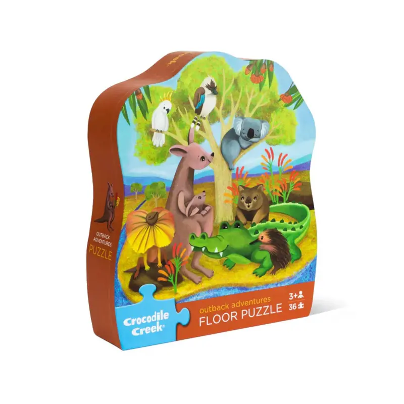Crocodile Creek Outback Adventures Floor Puzzle — 36-Piece Classic 1