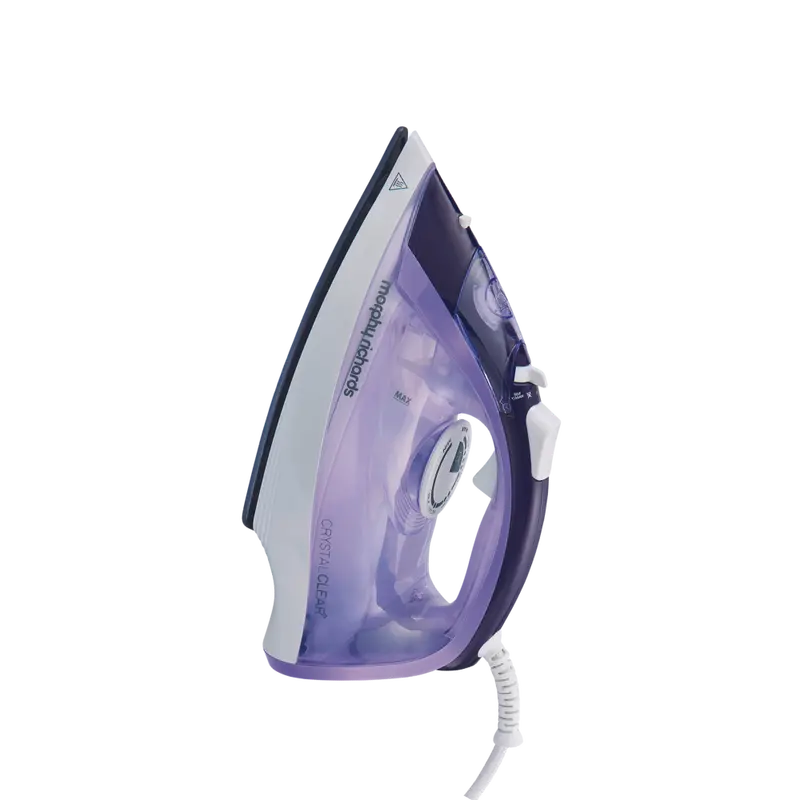 Crystal Clear Purple 2400W Steam Iron With Ceramic Soleplate 1
