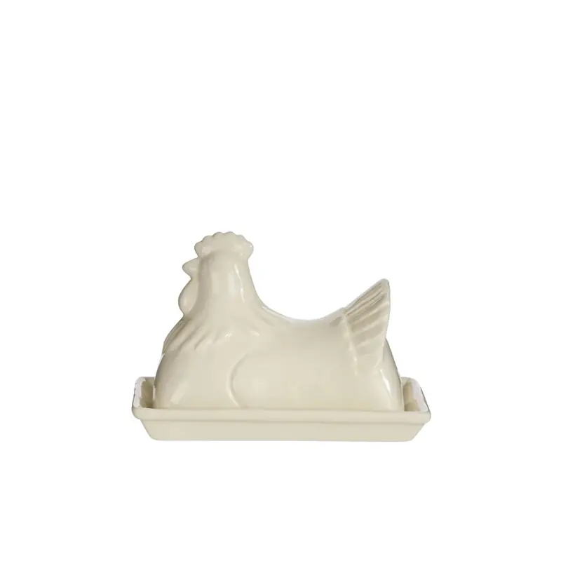 Davis & Waddell Homestead Hen Ceramic Butter Keeper 1