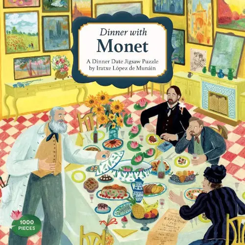 Dinner With Monet – Impressionist-Themed 1000-Piece Puzzle 1