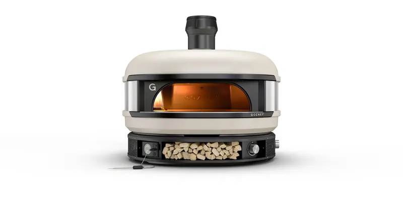 Dome Dual Fuel Grill – Bone Finish 1