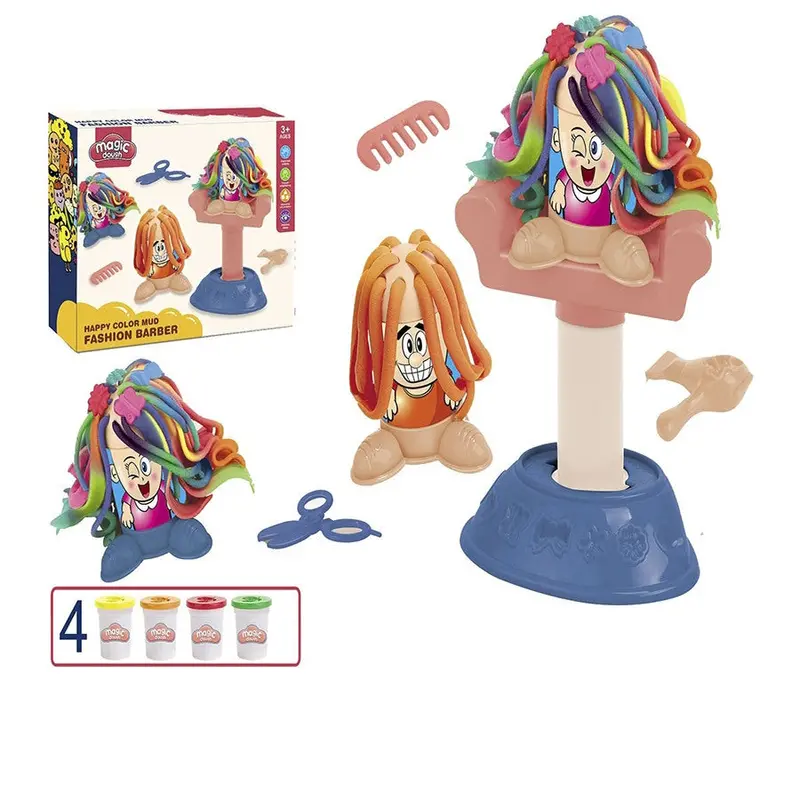 Dough-Based Hairdresser Pretend Play Set For Creative Role-Play 1