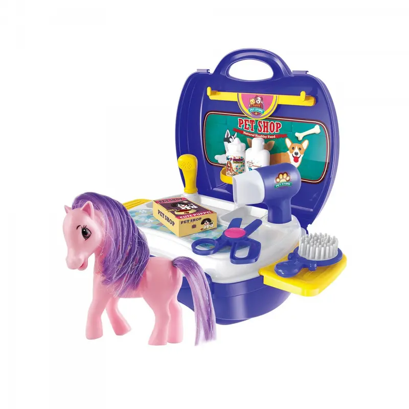 Dream Case Pretend Play Set: Pet Store With Pony 1