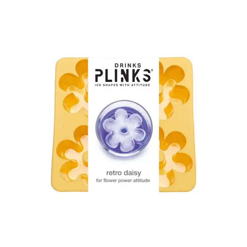 Drinks Plinks Buttercup Daisy Ice Tray – Yellow Silicone Mold 1