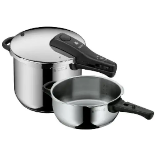 Dual-Capacity Pressure Cooker Set – 3 L + 6.5 L 1