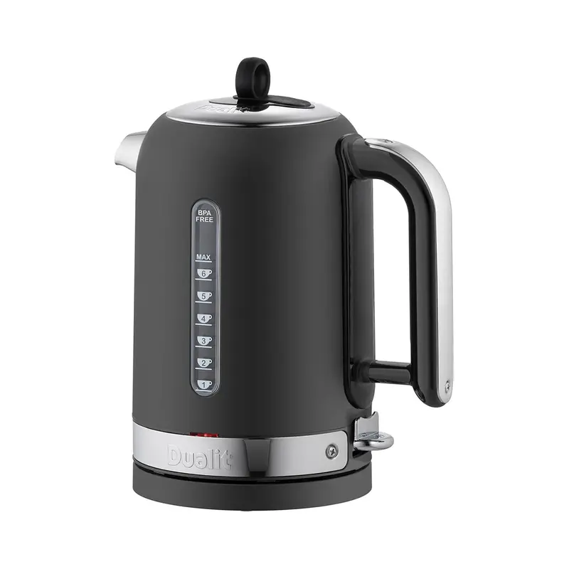 Dualit Classic Matte Black Electric Kettle – 1.7L Capacity 1