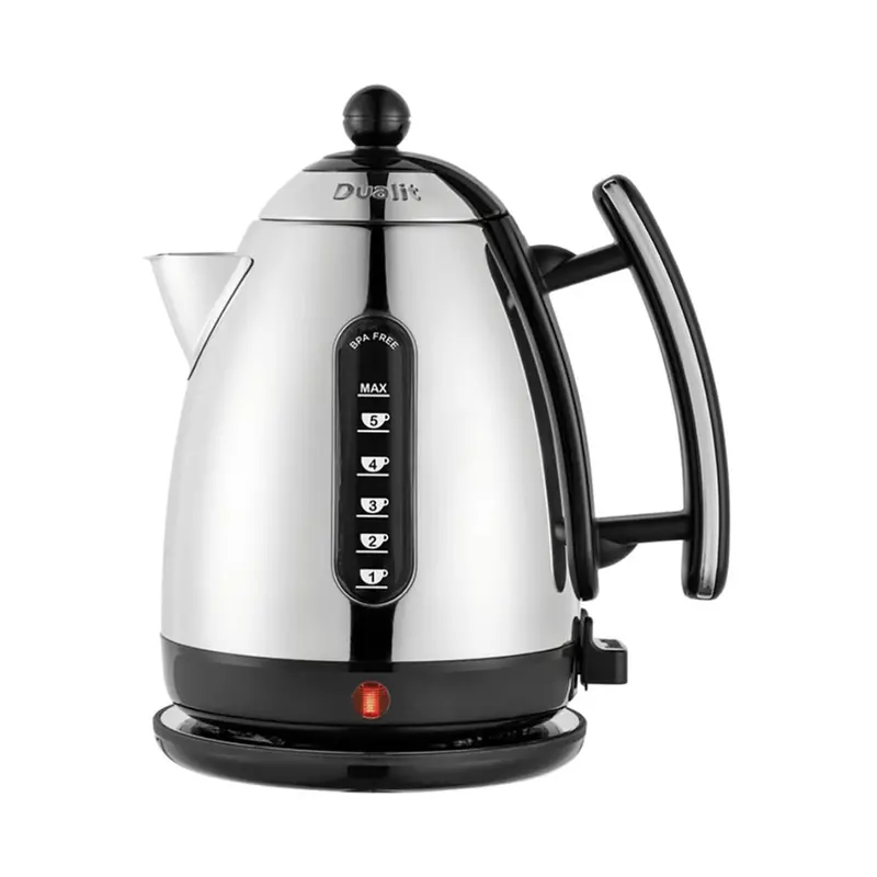 Dualit Lite 1.5L Black Jug Kettle – Compact Electric Boil Water Appliance 1