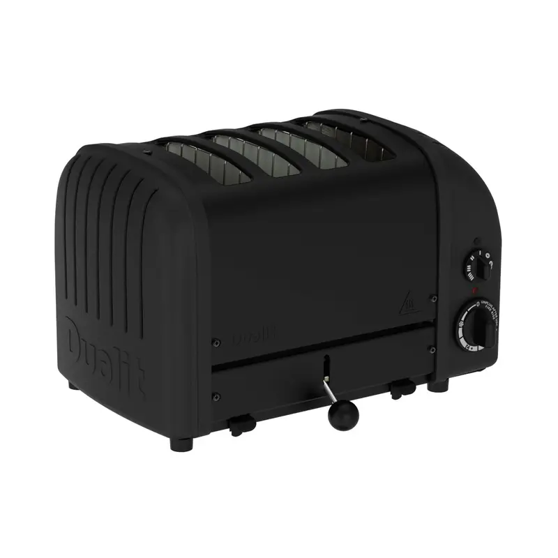 Dualit Newgen Classic 4-Slice Toaster – Stealth Matte Black 1