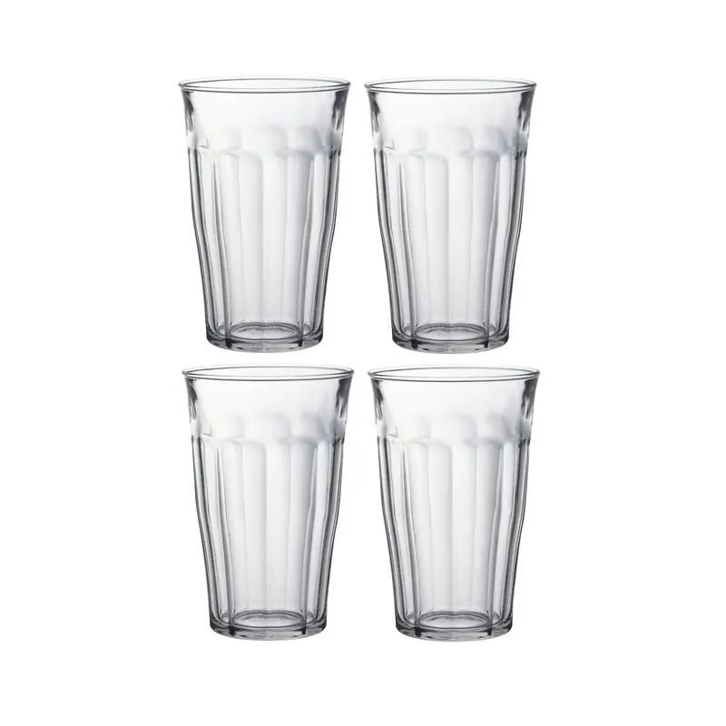 Duralex Picardie Large Highball Glass Set – 500 Ml Capacity (4-Pack) 1