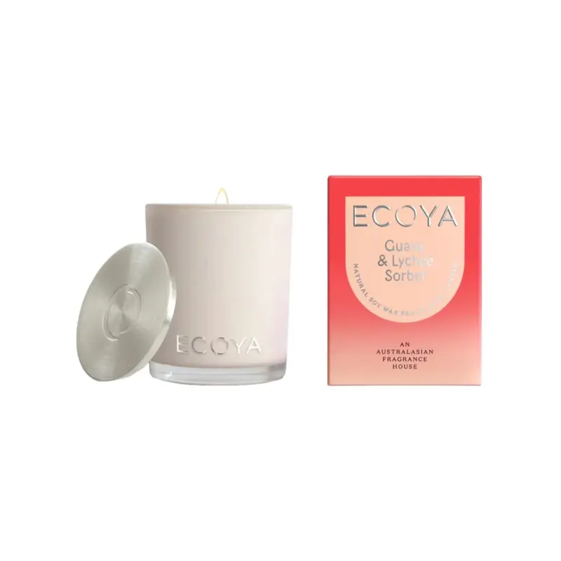 Ecoya Madison Guava & Lychee Mini Candle – 80G 1