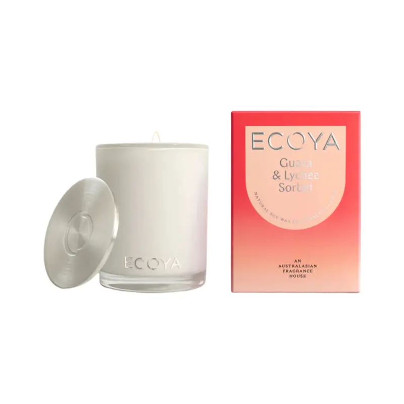 Ecoya Madison Guava & Lychee Scented Candle – 400G 1
