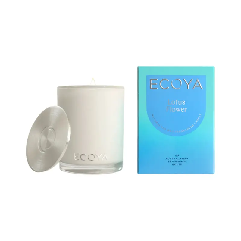 Ecoya Madison Lotus Flower Aroma Candle – 400G 1