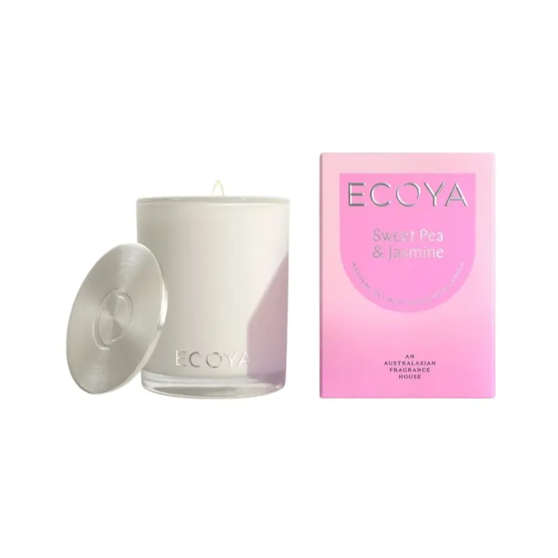 Ecoya Madison Sweet Pea & Jasmine Fragranced Candle – 400G 1