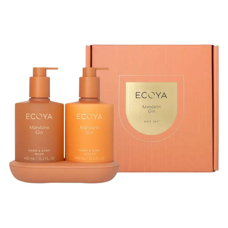 Ecoya Mandarin Gin Scented Bathroom Gift Set 1