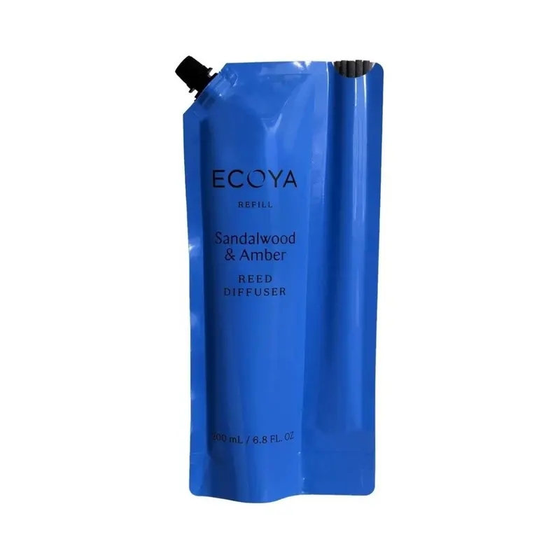 Ecoya Sandalwood & Amber Reed Diffuser Refill – 200Ml 1