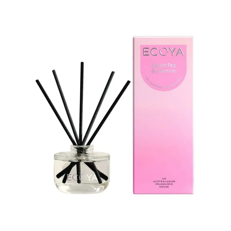 Ecoya Sweet Pea & Jasmine Mini Fragrance Reed Diffuser – 50Ml 1