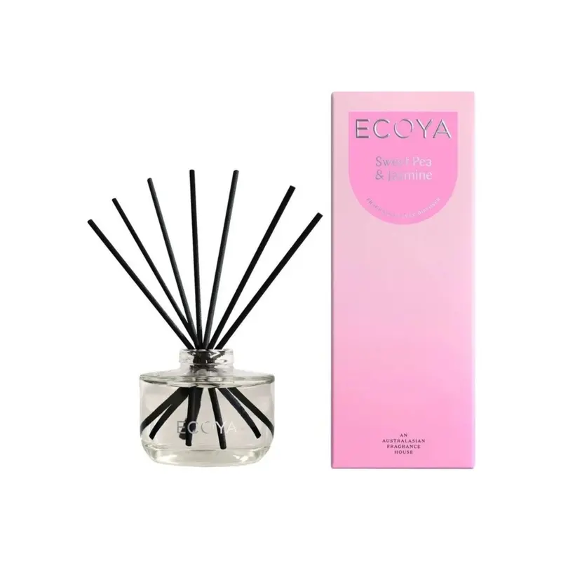 Ecoya Sweet Pea & Jasmine Reed Diffuser – 200Ml Botanical Aroma 1
