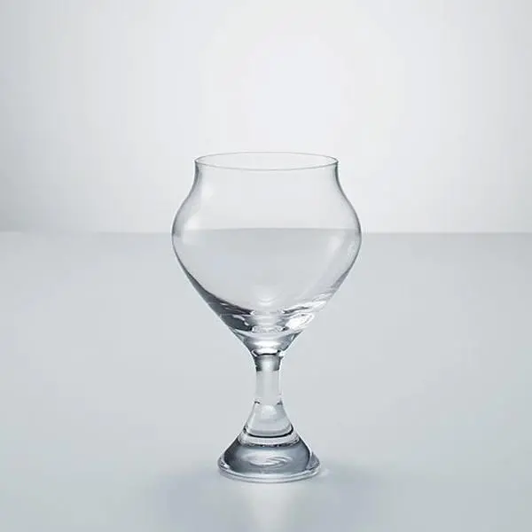 Edo Glass Tripling Stemmed Sake Cup – Hana Style, 5.4 Fl Oz 1