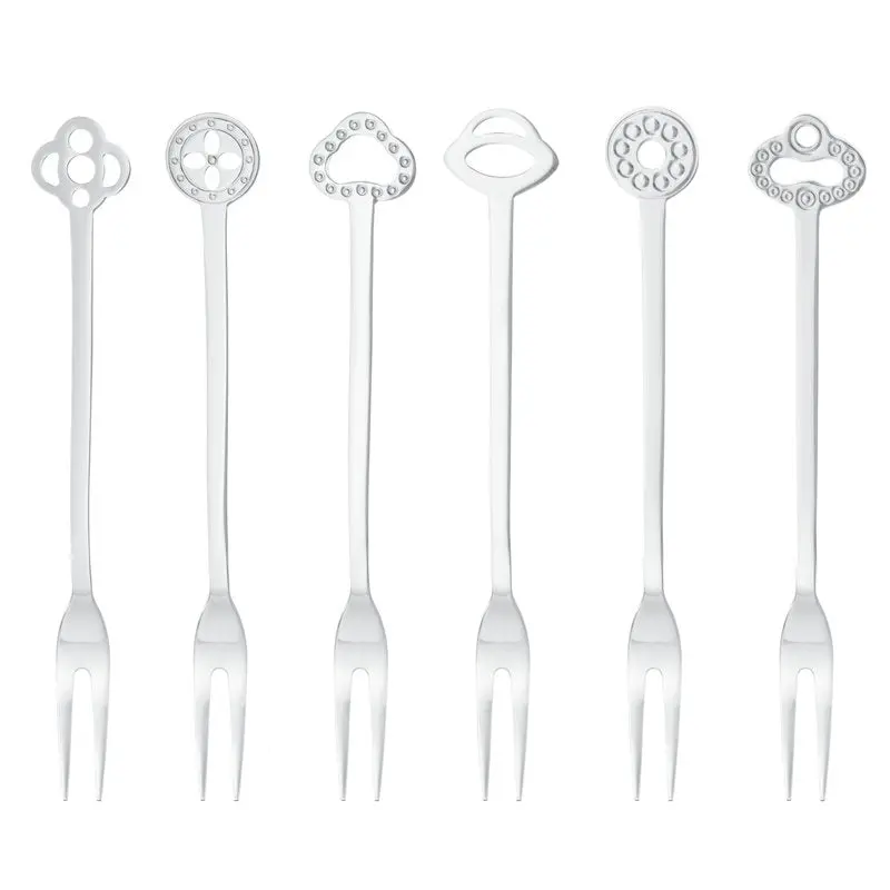 Elegant 6-Piece Party Fork Set – Stainless Steel Flatware 1