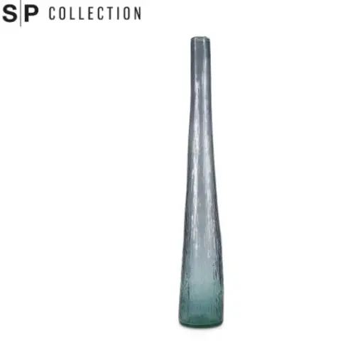 Extra-Tall Blue Glass Vase – 9Cm Diameter × 59Cm Height 1