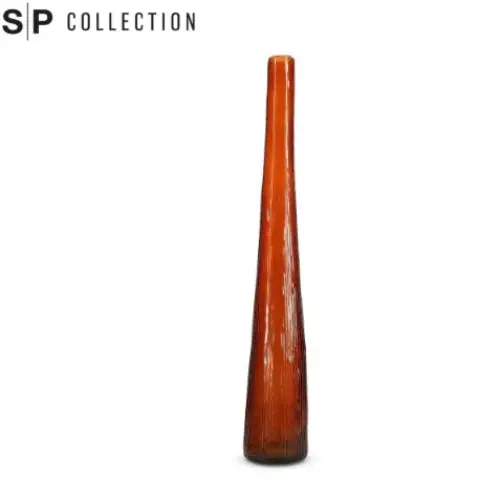 Extra-Tall Orange Glass Vase – 9Cm Diameter × 59Cm Height 1