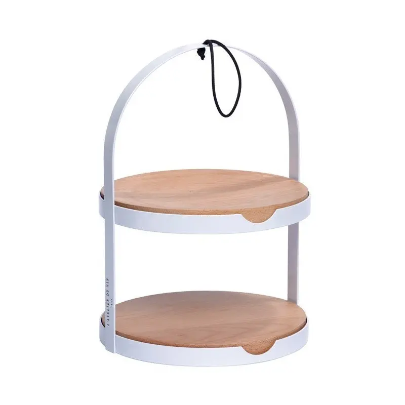 Fabric-Wrapped Cheese Storage Cage – White Design 1