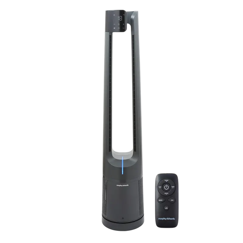 Flexi Freeze 42-Inch Bladeless Tower Fan With Built-In Air Purification 1