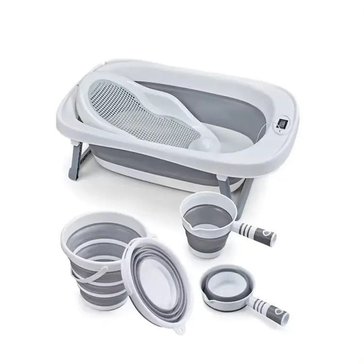 Foldable Newborn-To-Toddler Baby Bath – Space-Saving Infant Bathtub 1