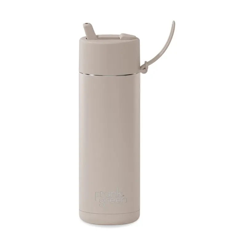 Frank Green 595Ml Flip-Lid Reusable Bottle In Moon Dust Grey 1