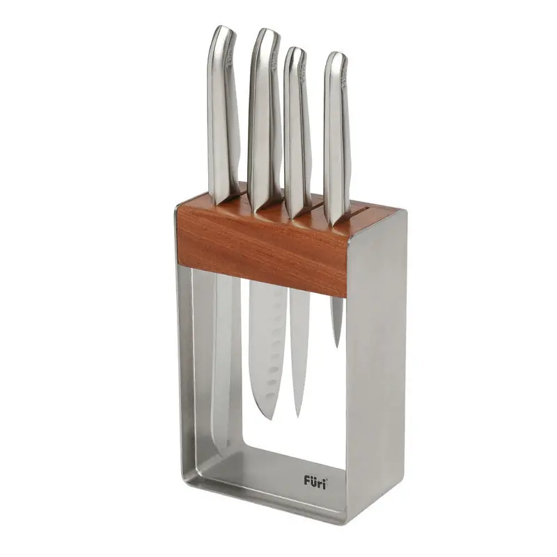 Furi Pro 5-Piece Stainless Steel Knife Block Collection 1