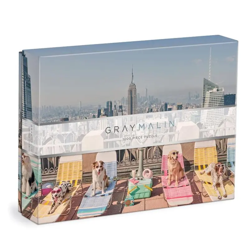 Galison Gray Malin Dogs Of New York City 1000-Piece Puzzle 1